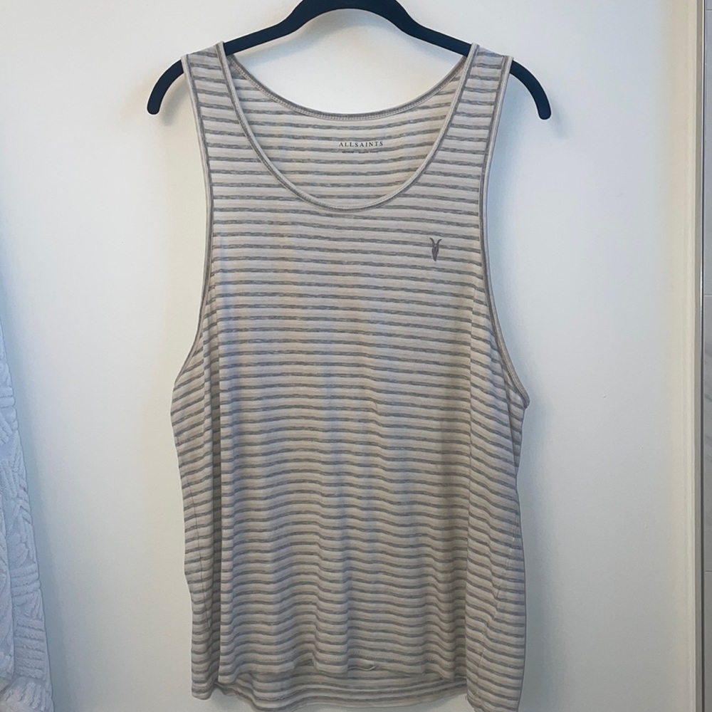 All saints mens tank top
